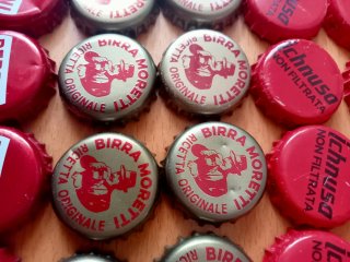 50 Tappi Birra Peroni e Campari Soda