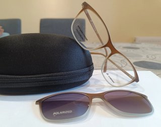 Gafas graduar Quebramar con clip solar