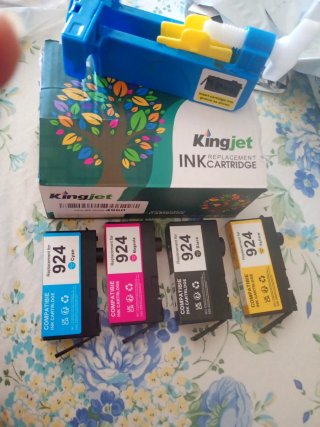 Cartuchos de tinta Kingjet 924 (4 uds)