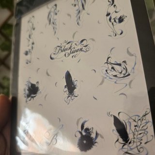 Stickers BTS Black Swan