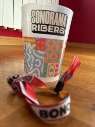 Vaso Sonorama Ribera + Pulsera Bongo