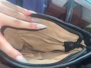 Bolso Mimbre Bimba y Lola Beige y Negro
