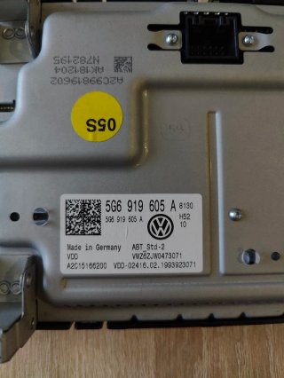Pantalla MIB2 Volkswagen Golf 7.5 5G6919605A