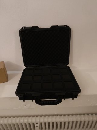 Valigetta porta orologi nera 15bit