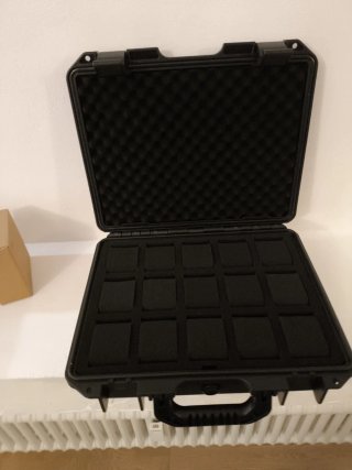 Valigetta porta orologi nera 15bit