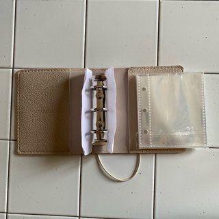 Mini album fotografico ad anelli - Rosa Cipria