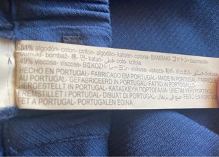 Pantalón Massimo Dutti Talla 38 Azul