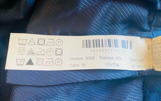 Pantalón Massimo Dutti Talla 38 Azul