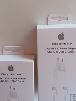 2 Cargadores con cable para iPhone 15 16 17 C a C