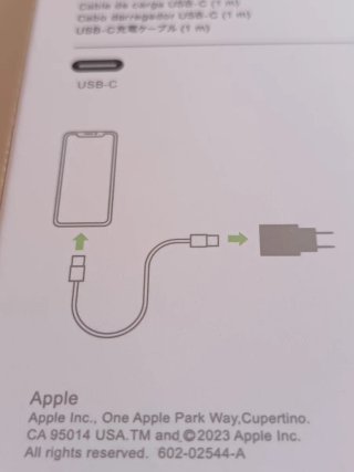 2 Cargadores con cable para iPhone 15 16 17 C a C