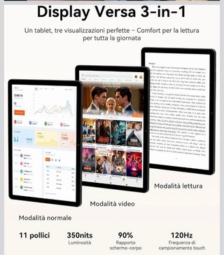 Tablet T30 Android 16 11 64GB (TF 4TB)