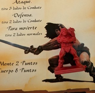 HeroQuest Figuras Héroes + Tarjetas