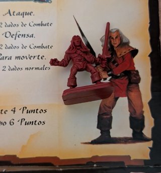 HeroQuest Figuras Héroes + Tarjetas
