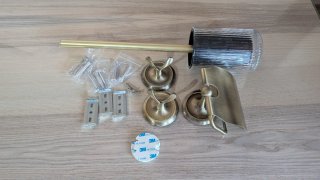 Set Accesorios Baño Dorado