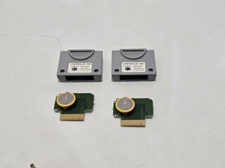 PILA NUEVA 2 Nintendo 64 Oficial Controller Pak