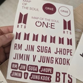 Stickers BTS Map of the Soul ON:E PVC