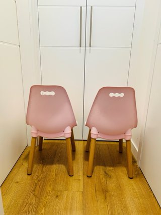 3 Sillas Infantiles Rosas