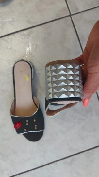 Sandali/ciabatte Braccialini, in vera pelle, 38