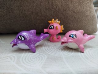 Lote Marino de Pinypon Sirena y Mascotas