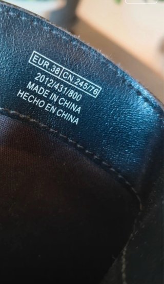 Botas de piel Zara