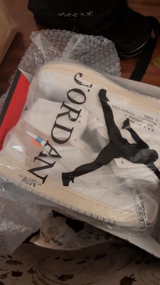 Jordan 1 Off-White Alaska Beige Blanco