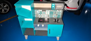 Cocina de madera para niños
