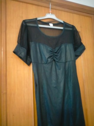 Abito sexy con mesh