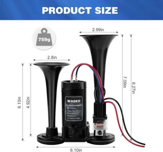 Bocina de Aire Doble 12V Camión