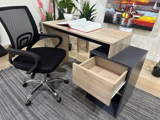 Pack escritorio + silla ergonomica