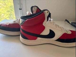 Zapatillas Nike Court Vision Rojas y Blancas