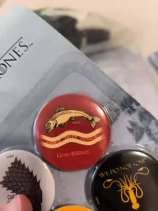 Chapas Oficiales Juego de Tronos Set B