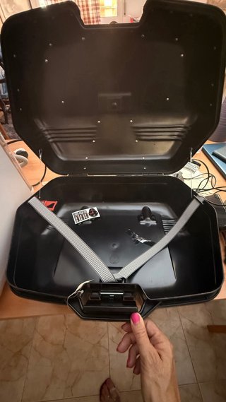 Bau/ Alforjas Moto Custom Negra