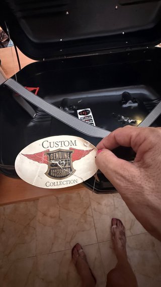 Bau/ Alforjas Moto Custom Negra