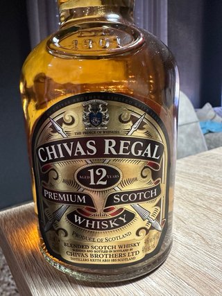 Botella Chivas Regal 12 Años Vacía