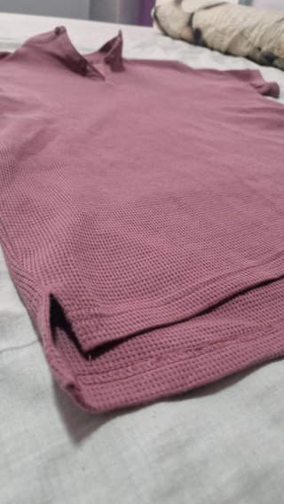 Polo sin cuello hombre