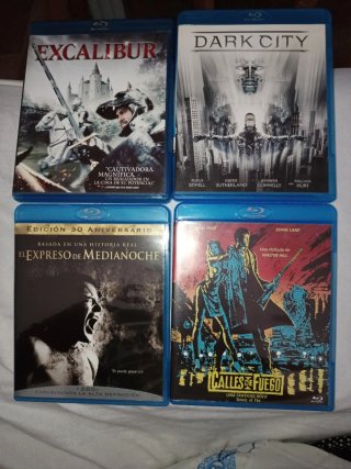 Pack 4 Películas Blu-ray: Excalibur, Dark City, El