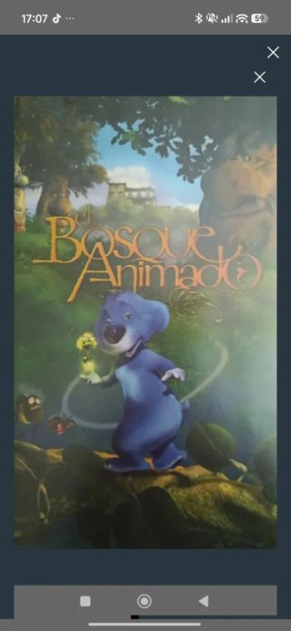 Película VHS El Bosque Animado (Español)
