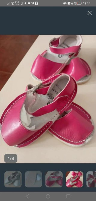 Avarcas Menorquinas Bebé Talla 6