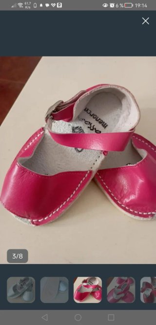 Avarcas Menorquinas Bebé Talla 6