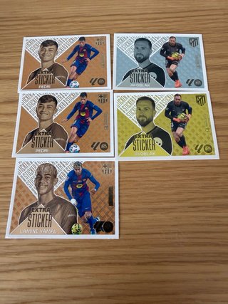 5 Cromos Extra Liga Este Panini 27