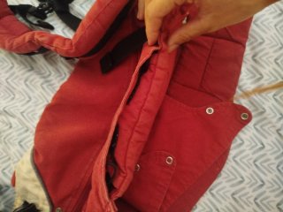 Mochila Portabebés Manduca Roja