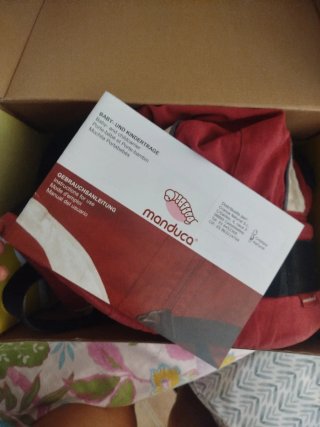 Mochila Portabebés Manduca Roja