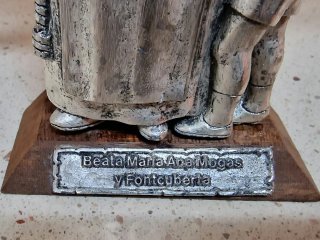 Escultura en estaño de la Beata María Ana Mogàs