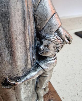 Escultura en estaño de la Beata María Ana Mogàs