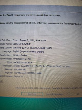 Computer portatile HP EliteBook 2170p i5 da 8 GB SSD 120 GB Win10