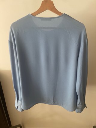Blusa Mango Azul Talla M