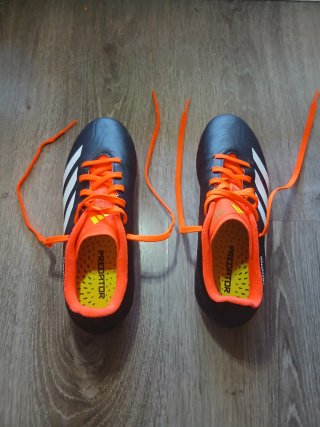 Adidas Predator originales negras/naranjas talla37