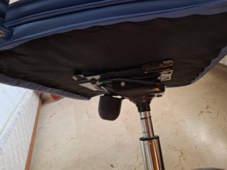 Silla de oficina azul de gran calidad