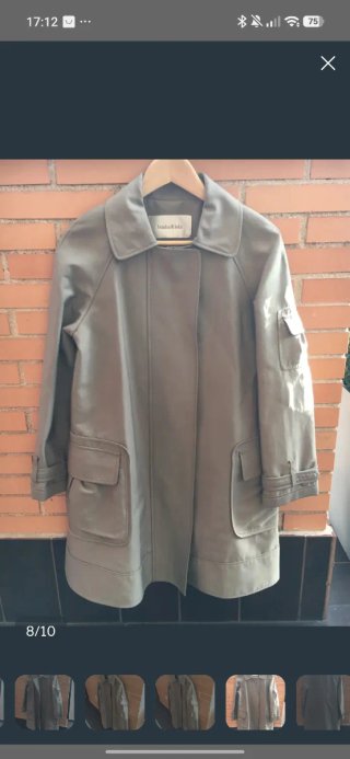 Gabardina Bimba y Lola Verde Oliva