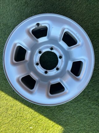5 Llantas Acero Nissan Patrol R16 Originales Gris